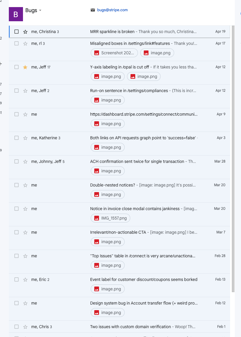 Thank you Jeff (and every engineer who fixed one of my nits!)